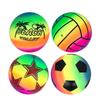 Environmentally Friendly  Rainbow Ball Toys Children'S Party Gifts Indoor And Outdoor Game Sports Soft And Elastic Leather Ball