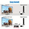 4K1080P HD Šestihranná TV anténa - Výkonný zesilovač signálu, Ultra čistý obraz, Pro chytrou/starou TV - Dlouhý dosah, Široká kompatibilita