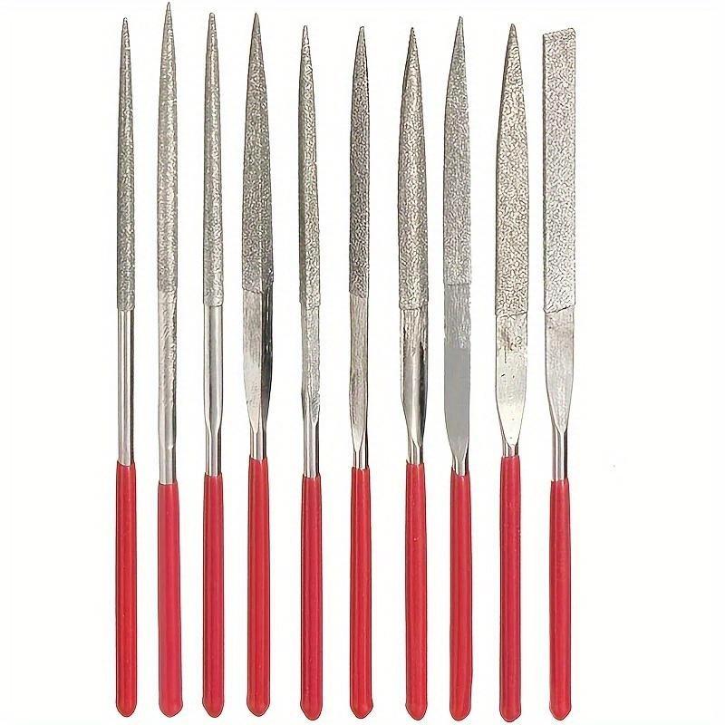 10Pcs Diamond Needle File Set For Jewelry Metal Wood Ceramic Glass Stone Craft Sharping Working Hand Carving Tool