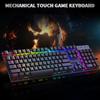 Corded 104 Key Full Size Gaming Keyboards Featuring Lighting and Ergonomic for Comfortable Use