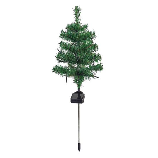 

Рождественская елка на солнечной батарее, уличный светодиодный колышек с 4 цветами, автоматическое включение/выключение, водонепроницаемый садовый декор для двора, праздника 1pc
