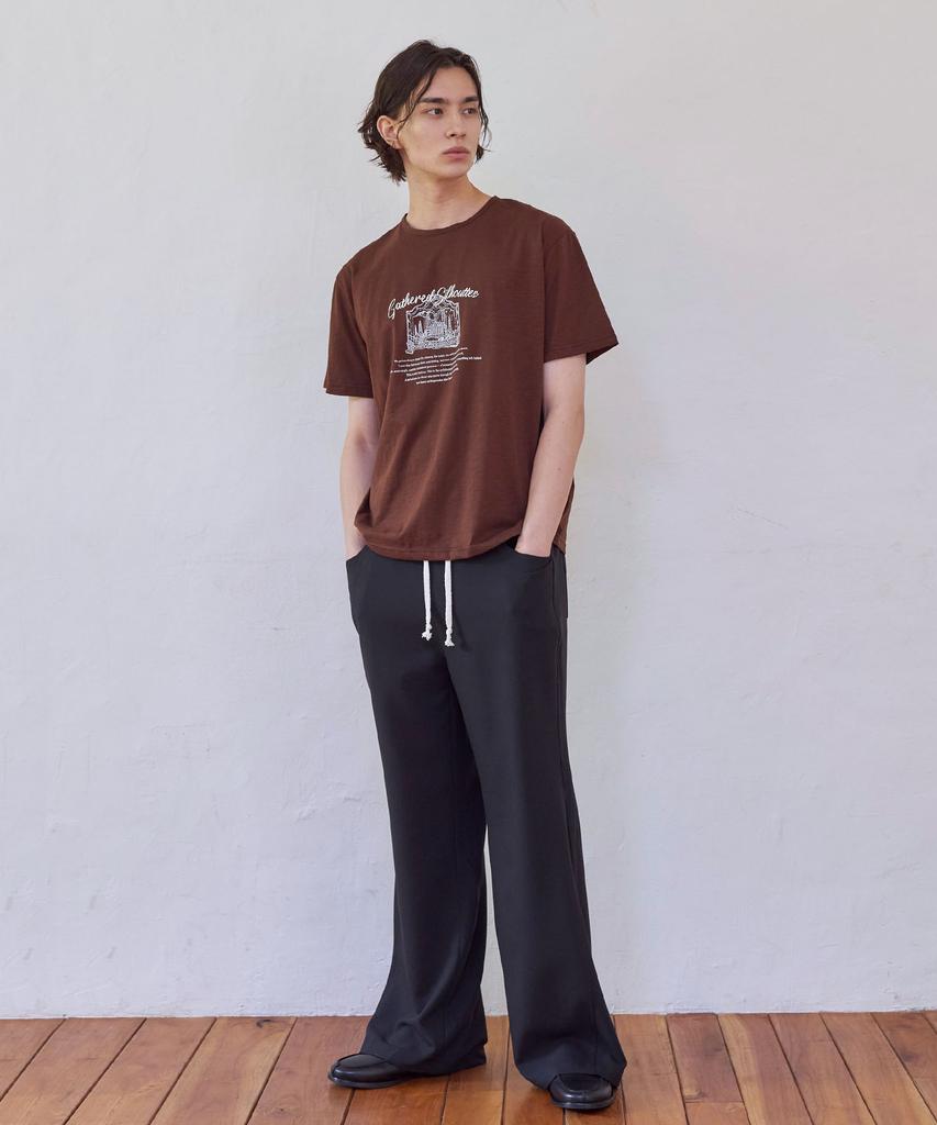 SENTAIR Silhouette Half T-Shirt _Brown
