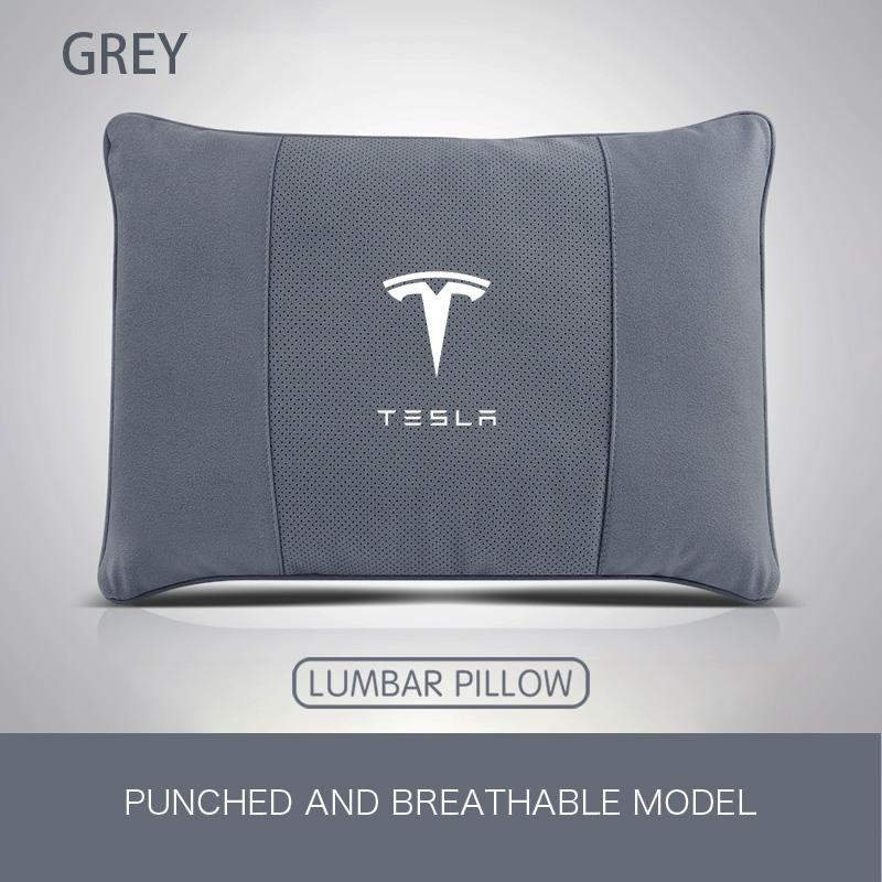 AMN1 Tesla Model Y Juniper 2026 Tesla Model 3 Highland 2026 Model S X Interior Neck Pillow Car Headrest Waist Pillow Accessories 2025