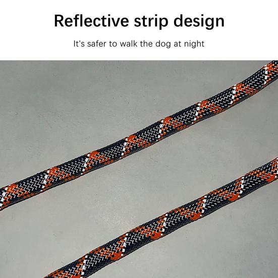 Double Dog Leash 360-degree Swivel Tangle-free Dual Dog Leash Walking