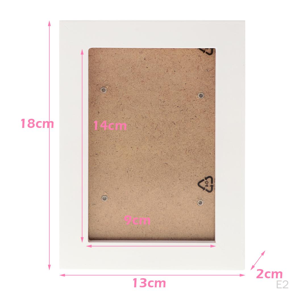 Simple Wooden Picture Phote Photo DIY Decoration