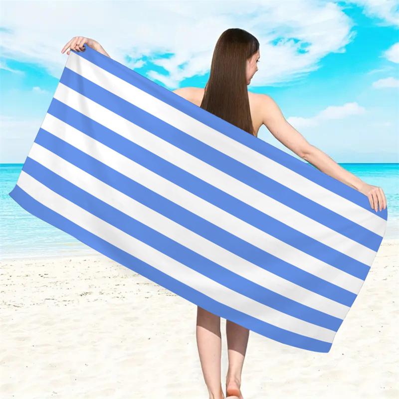 Outdoor beach towels, ultra-fine fiber quick drying absorbent towel, beach swimming vacation beach towel
