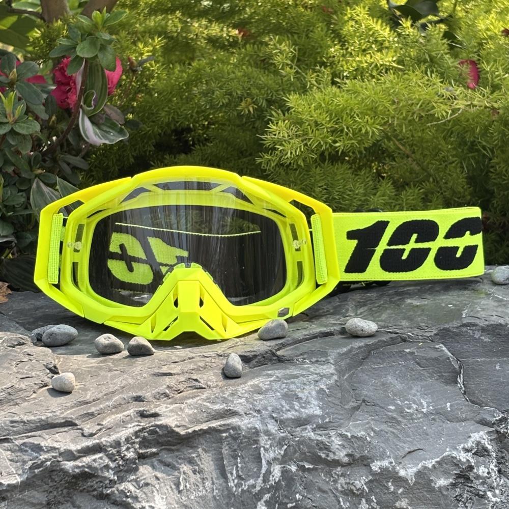 100 Motorcycle Goggles Cycling Glasses Outdoor Off-Road Ski Sport MX ATV Dirt Bike Racing Glasses Motocross Goggles