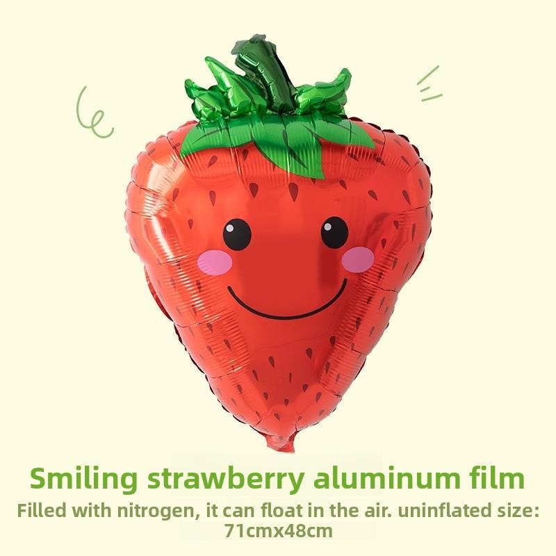 Baloane cu aer plutitoare din folie de aluminiu în formă de fructe și legume, Recuzită foto, Decorațiune eveniment, Decorațiune petrecere tematică de ziua de naștere