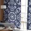 Flower Leaves Lines Bedroom Transparent Sheer Curtains Holiday Decoration Window Voile Tulle Curtain