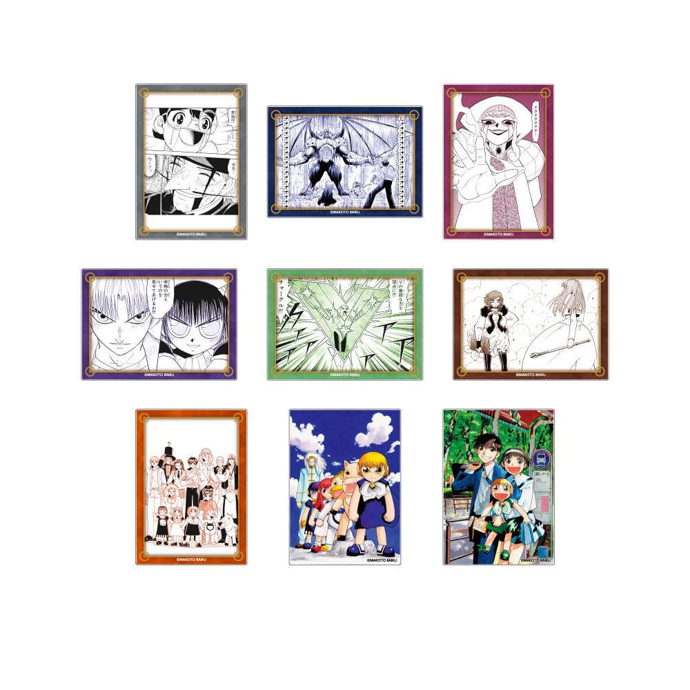 Konjiki no Gash Коллекция карт Clear Card Том 3 Коробка из 9 штук