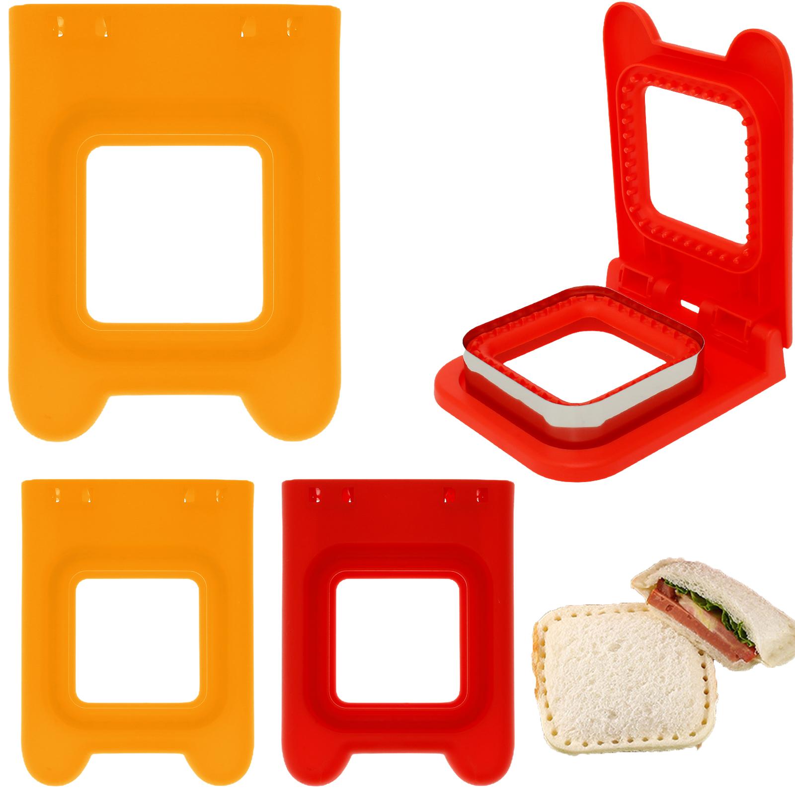 

Детский сэндвич-резак и герметик из нержавеющей стали, самодельный многоразовый сэндвич-резак, карманный сэндвич-мейкер, детский ланч-бокс