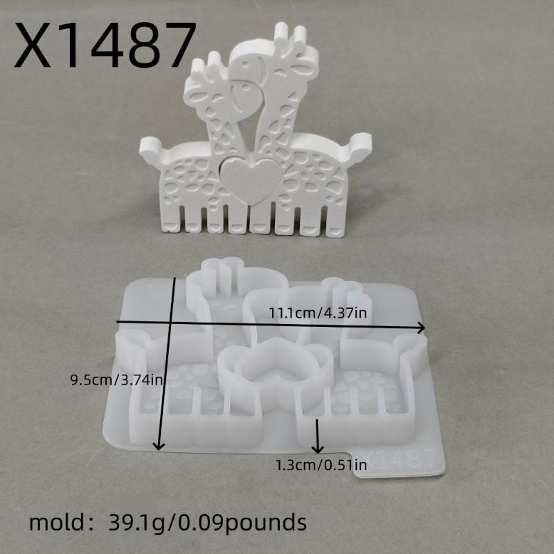 Flexible Silicone Giraffe Craft Mould Suitable For Enthusiasts To Make Beautiful Handmade Items