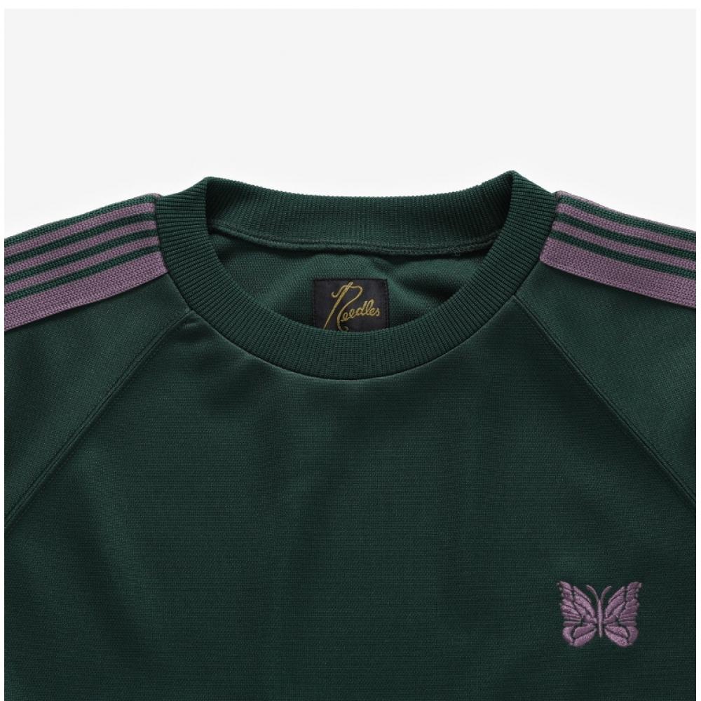 NeedleS Men S SweatShirt Poly Smooth Track Rw315 B Green