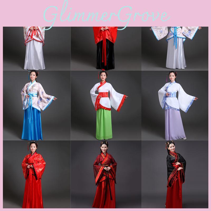 Elegant Ancient Chinese Traditional Costume For Women With Exquisite Workmanship