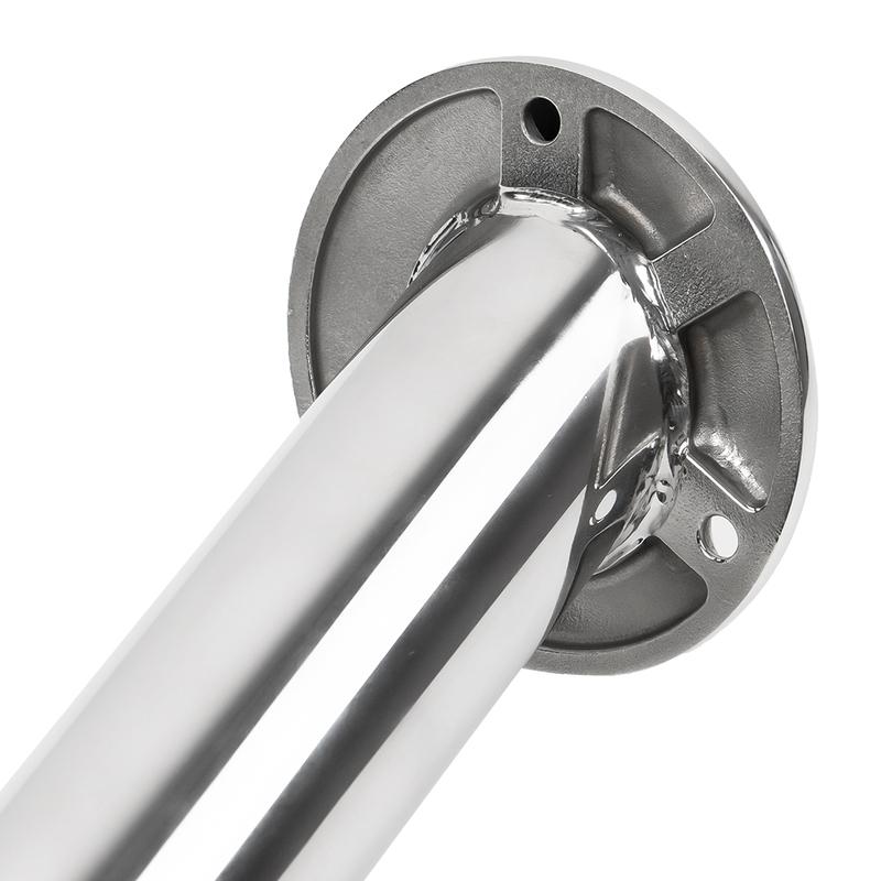Stainless Steel Boat Fishing Rod Holder Round 15/30/90 Degree with PVC cover Marine Accessories Rod Holder With Cap And ert