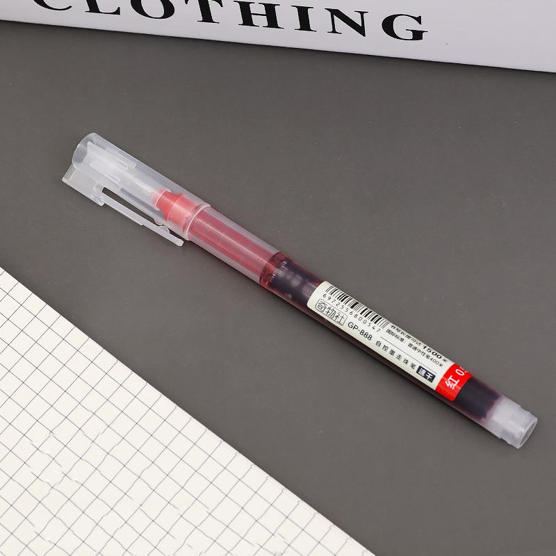 1 kus psací potřeby Roztomilý rovný tekutý váleček kuličkové pero Školní kancelářské potřeby Creative Sweet High Capacity Pen