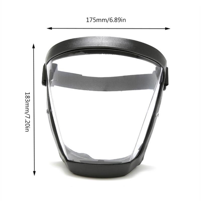 Protective Outdoor Heating Faceshield Cycling Windproofed Dustproof Faceshield Kitchen Tool