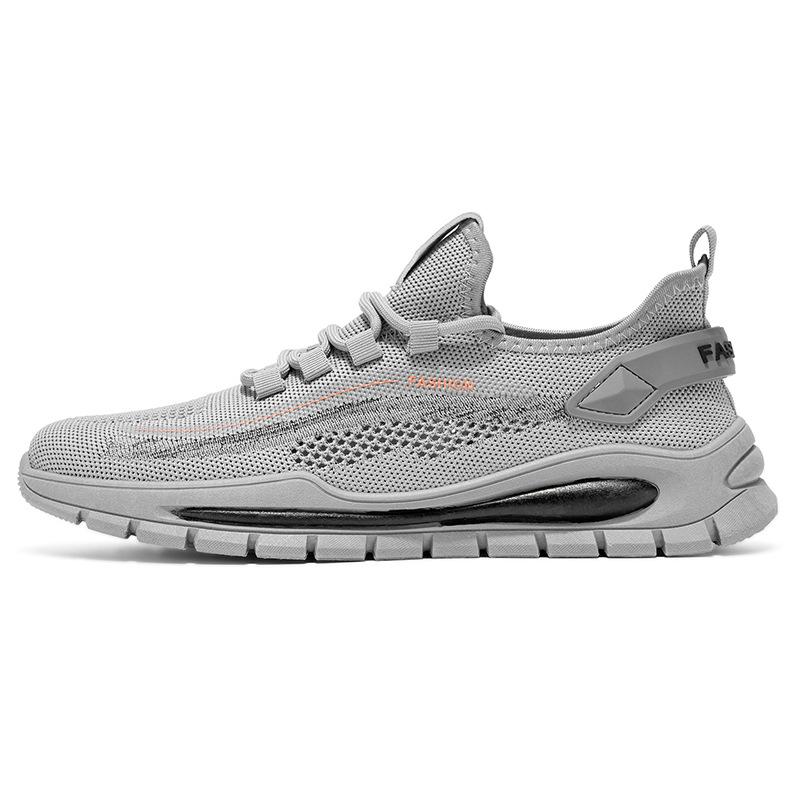 Breathable men's shoes new 2025 summer mesh shoes flying woven mesh casual versatile youth running sports trendy shoes