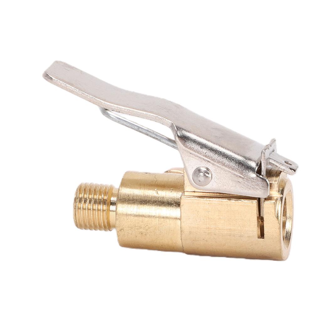 4PCS Tire Inflator Nozzle Adapter Connectors Brass Locking Tire Air Chucks Fit for Schrader Valve