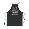 Kitchen Apron - PLANETEE - Cavalier King Charles - Black - Durable Polyester - 90x60 Cm