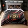 Manchester United Diseño Juego de Cama Ropa de Cama 1 Funda Nórdica + 2 Fundas de Almohada Suave Transpirable Ropa de Cama para el Hogar