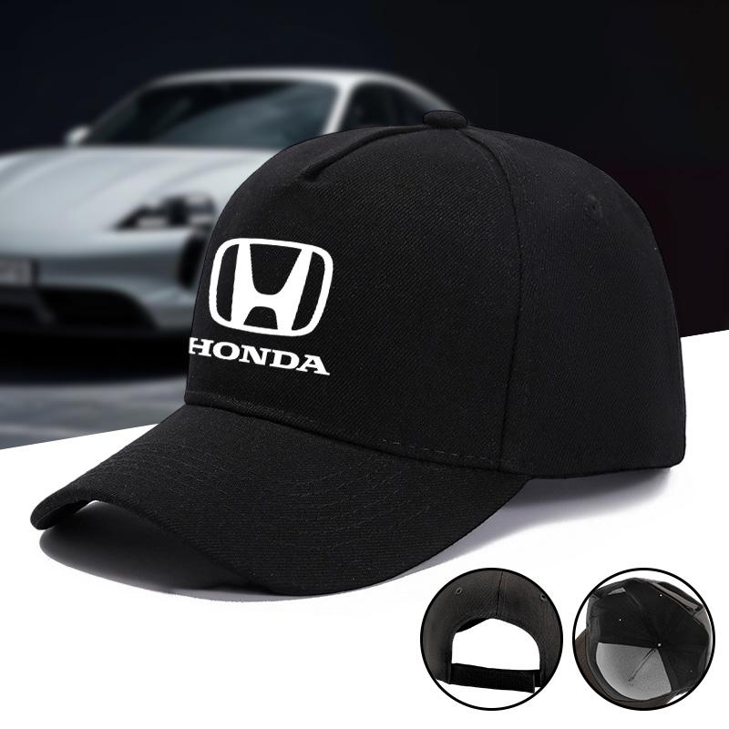 Leisure Fashion Car Logo Cotton Adjustable Baseball Hat for Honda Mugen Power Civic Accord CRV Hrv Jazz Auto Styling Accessories