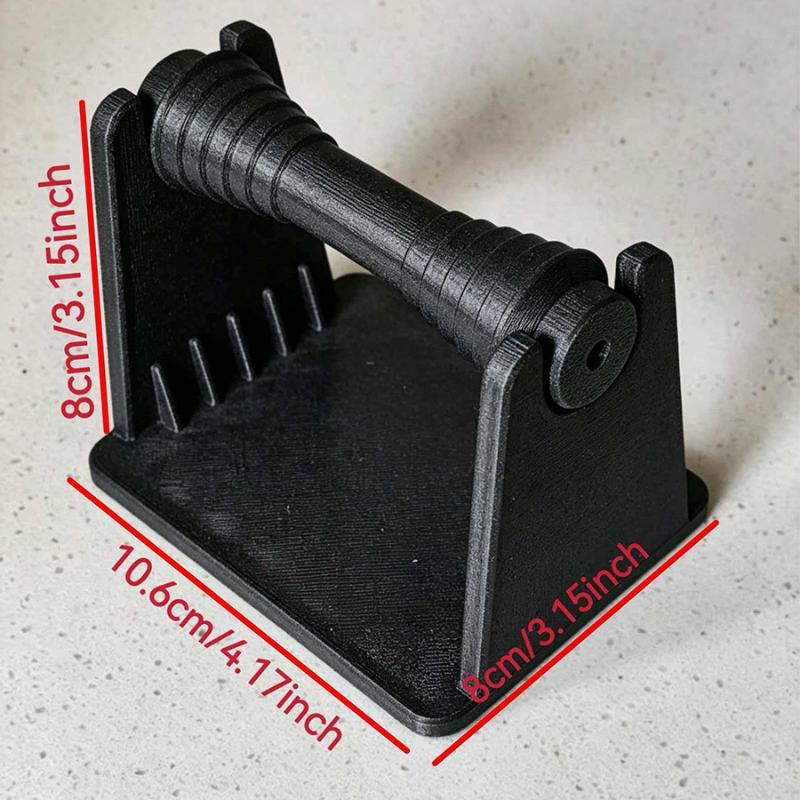 Nastavitelný držák na roli etiket 3D tištěný Stojan na cívky papíru různých velikostí Univerzální držák pro termotiskárnu