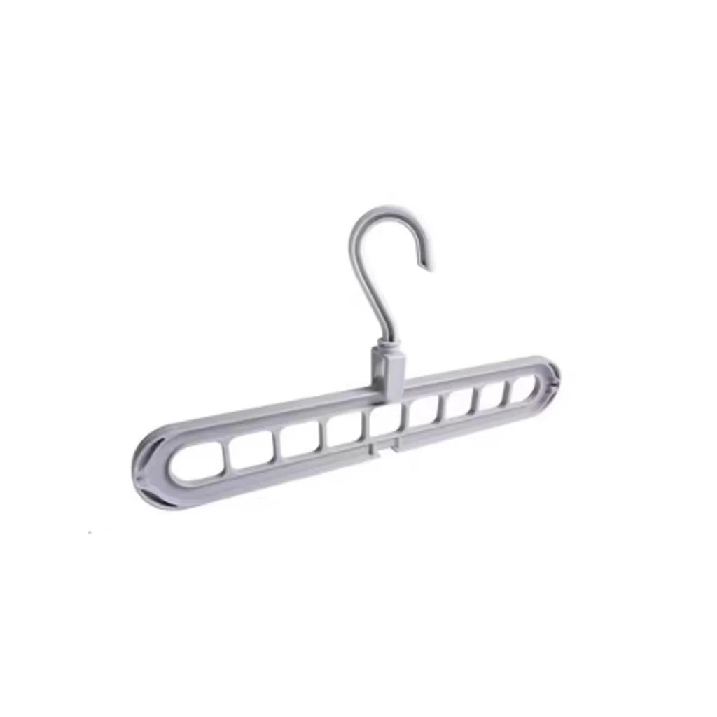 1pc - Nine Hole Multifunctional Magic Folding Clothes Hanger, Convenient Storage and Space Saving Storage Cabinet