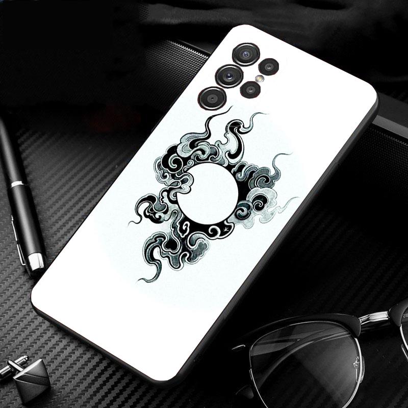 

Phone Case For Samsung Galaxy S26 S25 S24 S23 S22 Ultra S23 S22 S25 Plus S24 FE S26Edge Japanese cloud Wave pattern S24Ultra