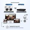 Hikvision 1MP HD Coaxial Dome Security Camera CN plug (adapter included)