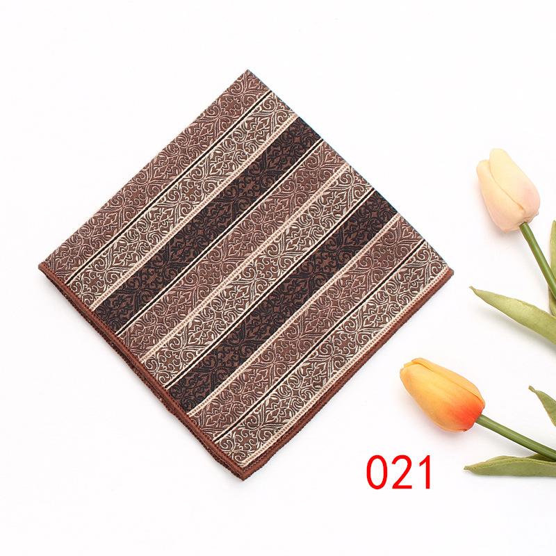 Men'S Business Suit Pocket Towel Pattern Wedding Chest Towel Handkerchief Banquet Small Square Towel Suit Accessories