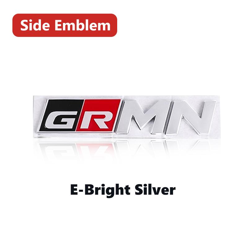 For Toyota Metal keychain key ring Car Front Trunk Grille Emblem Fender Badge Stickers Gazoo Racing TRD Corolla Yaris Rav4