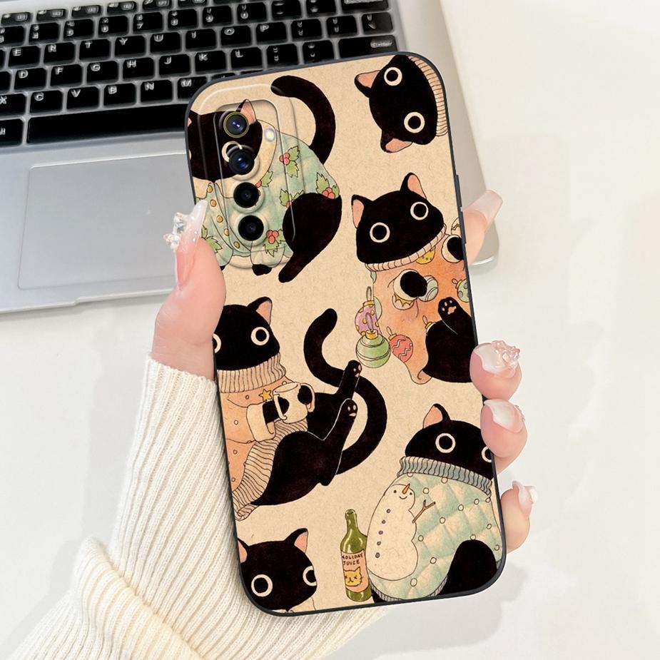 Für Realme 6 6i 6S Hülle Realme6 Pro Süß Mode Süßigkeiten Bemaltes Cover Weiche Silikon Handyhülle Für Realme 6 Pro Realme 6S 6i Taschen
