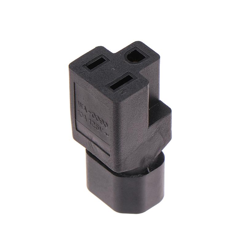 Iec 320 C14 To Nema 5-15R Ac Adapter Connector Iec 3Pin Male To Us Female Computer Room Server Power Conversion Ac Power Adapter