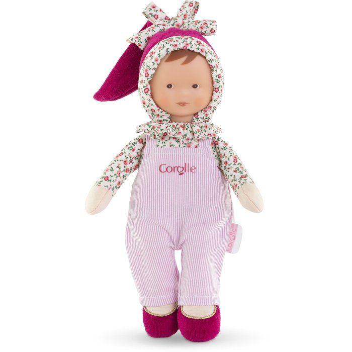 Mon Doudou - COROLLE - Miss Chic Rose Grenadine - 25 cm - Senteur vanille