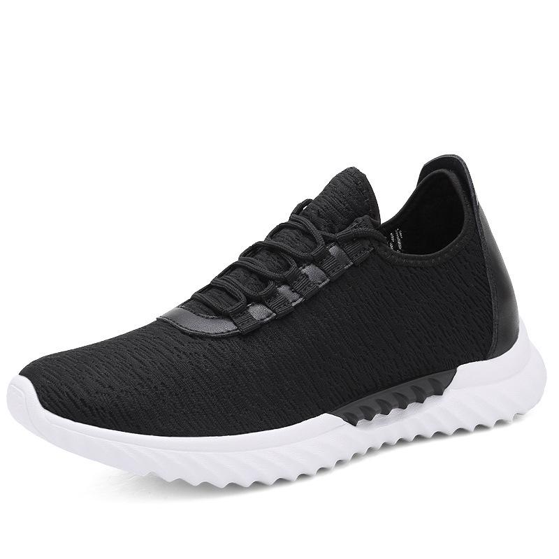 Invisible Height-increasing Men's Shoes with 8cm Height, Breathable Mesh Fabric, Suitable for Sports Shoes.