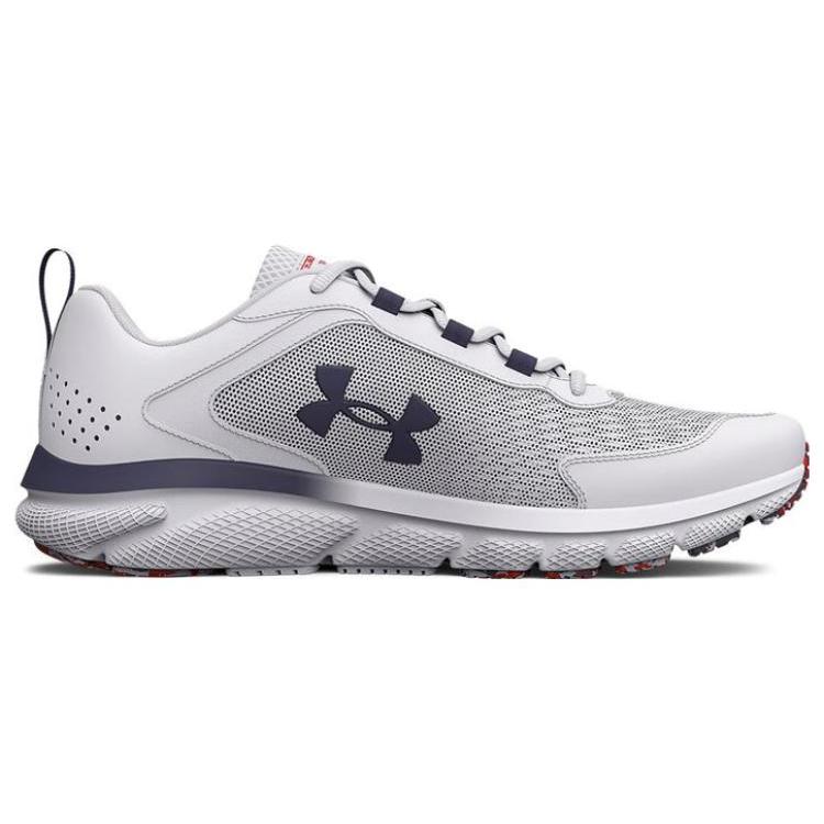 Under Armour Charged Assert 9 Running Shoes 'White Blue' 3026743-100