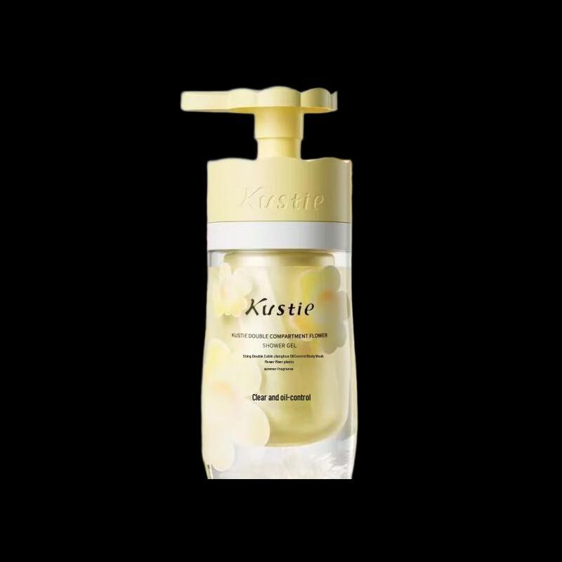 Kustie Dual-Chamber Flower Shower Gel
