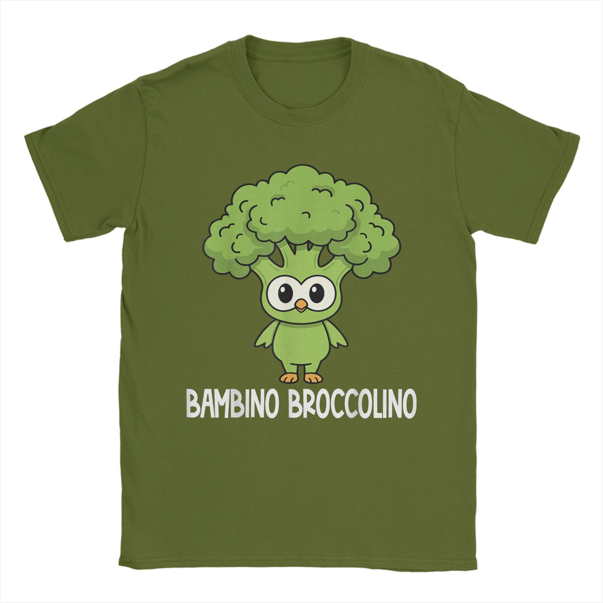 

Italian Brainrot Characters Bambino Broccolino T Shirt Summer Fashion T Shirts Men O Neck Oversize Top Tees Short Sleeve Tshirt 4XL