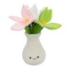 Flowers Green Plant Plush Toy Stuffed Potted Flower Dandelion Lily Iris Tulip Anthurium Orchid Strawberry Home Decor Gift