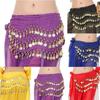 Belly Dance Hip Scarf Belly Dance Skirt Wrap Waist Chain Sequins Coins Belly Dancer Costumes