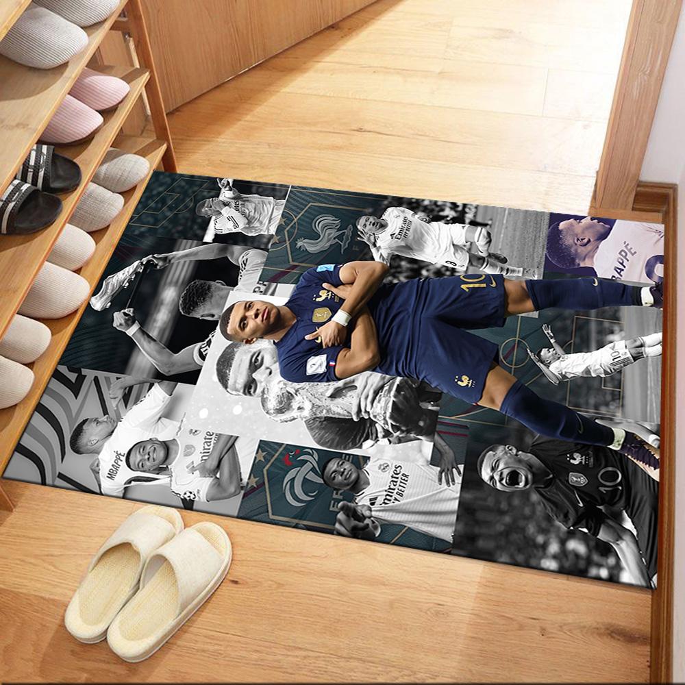 Mbappe 252 Area Rug Design for Kitchen Living Rooms Decorate Room Foyer Antislip Carpet Office Home Decor Wedding Party Gift