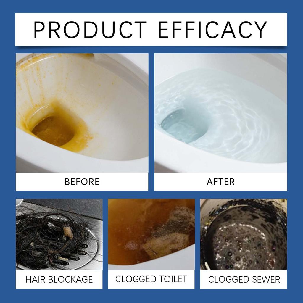 Reinigungstabletten für Heim-Badezimmerabflüsse: Diese Tabletten reinigen Haarabflüsse, entfernen Kalk und Gerüche