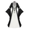 Medieval Corseted Skirt, European and American Retro Skirt, European Medieval Classical Women's Dress, Commoner Performance Costume