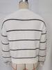 Women's Striped Crew Neck Sweater - Loose Knitwear, Long Sleeve Pullover for Autumn/Winter