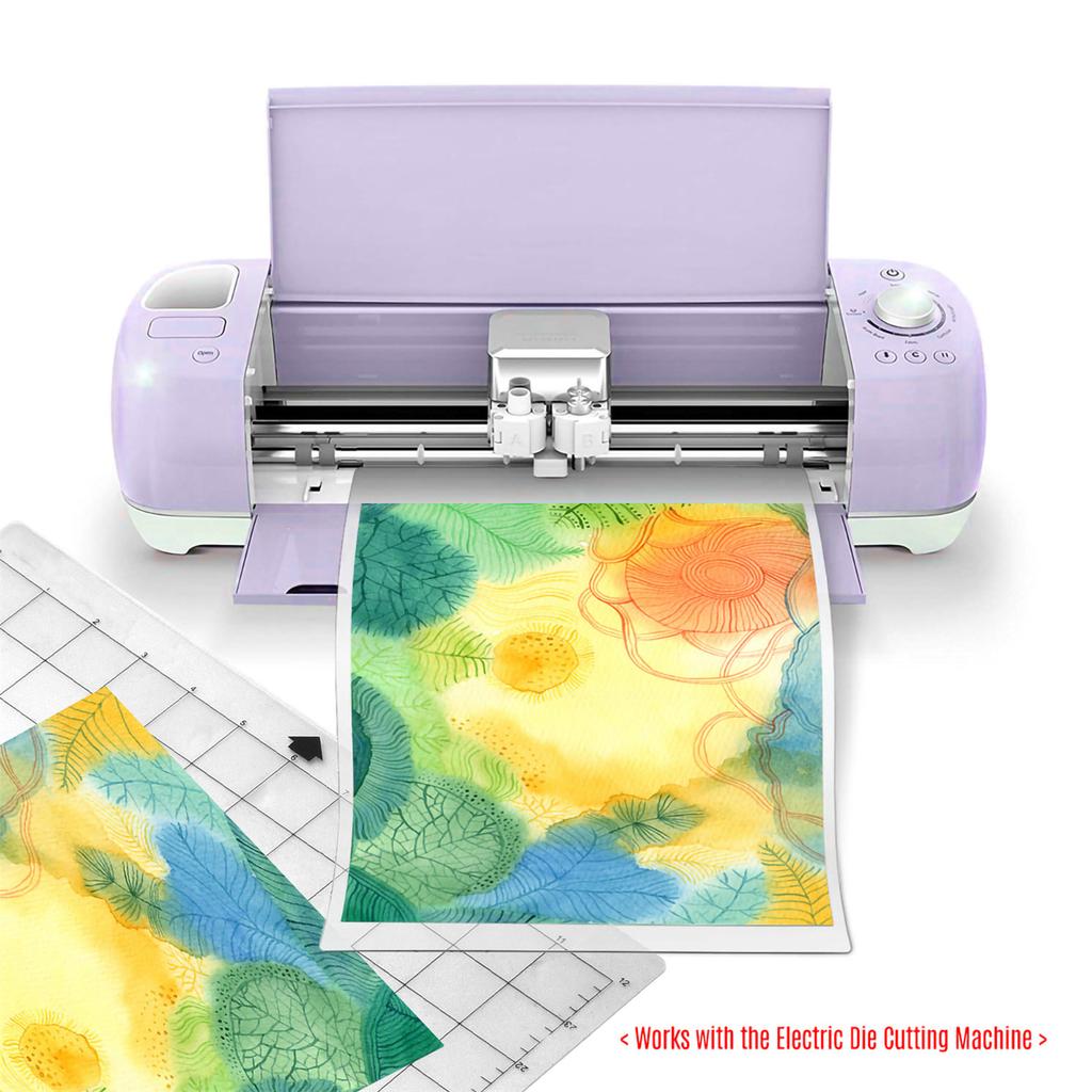 Replacement Cutting Mat Transparent Adhesive Mat Mat with Measuring Grid 12x24 Inches for Silhouette Cameo Cricut Explore Plotter Machine 1PCS