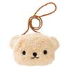 HEAD'S Pop Animal Fluffy Bear Pochette, W200 X D40 X H130mm, Brown, 10 Count