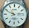 [USED] AW42 Seiko Alba Solar Watch, Working, Day and Date