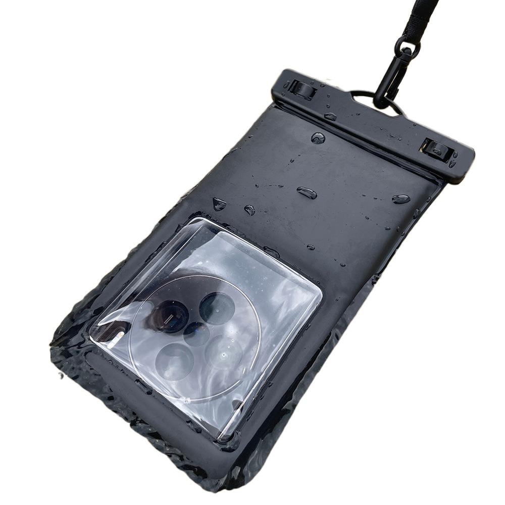 

Transparent Mobile Phone Waterproof Bag IPX8 Swimming Waterproof Phone Bag Beach Diving black