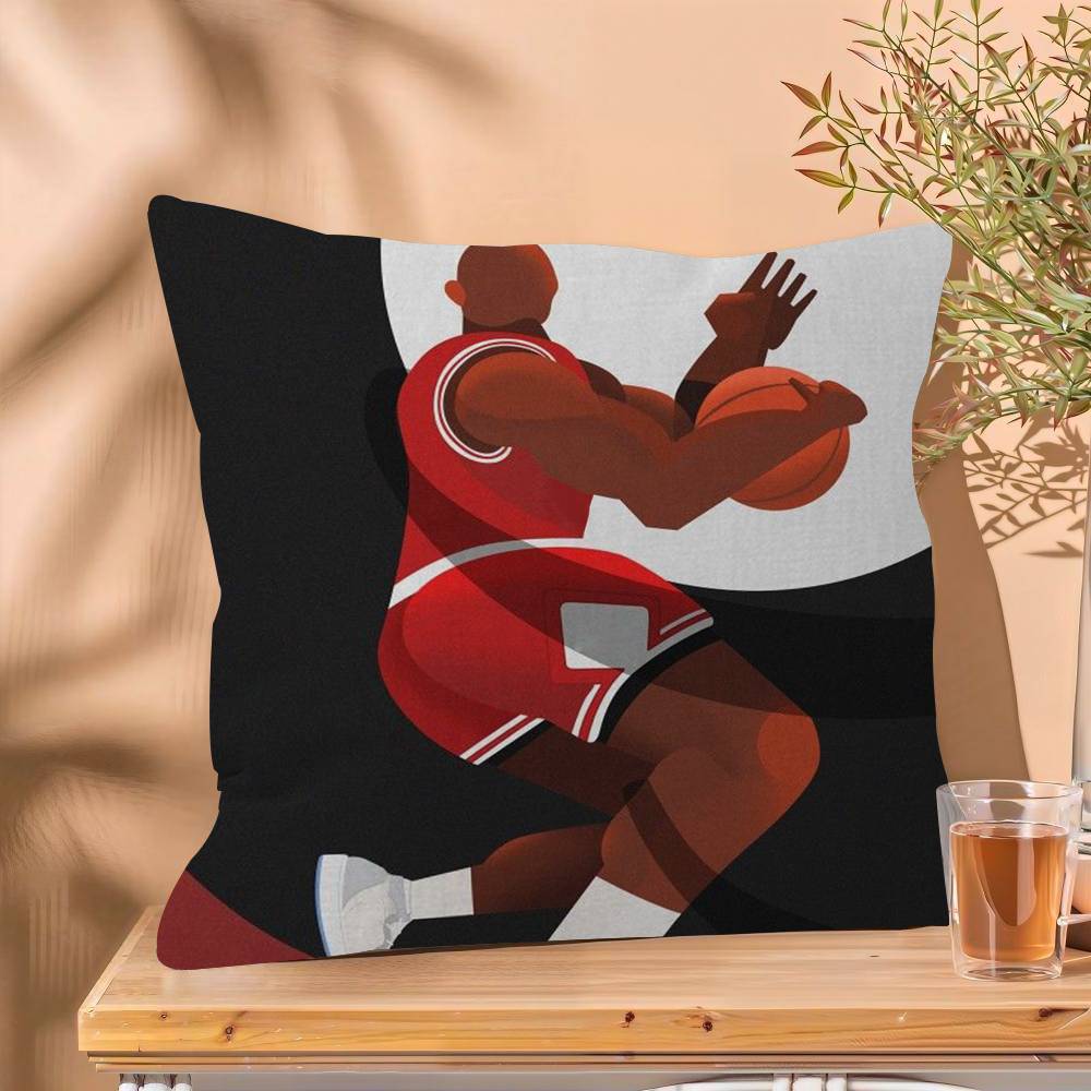Nordic Colorful Sport Basketball Maple Design Cushion Cover Happy Autumn Harvest decor Holiday Decorati Pillow Cover